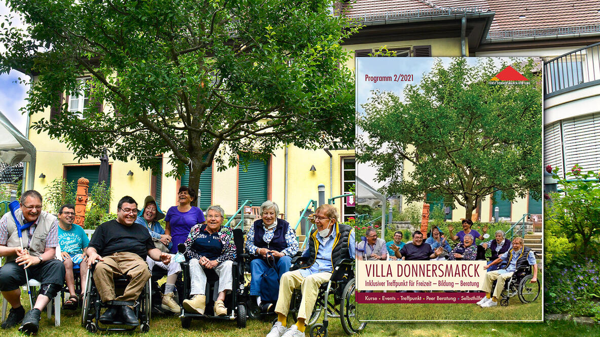Eine Collage mit dem Programm der Villa Donnersmarck.